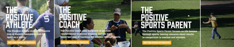 atleta, treinador e pai positivos