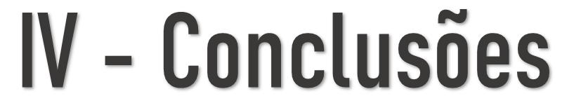 conclusões
