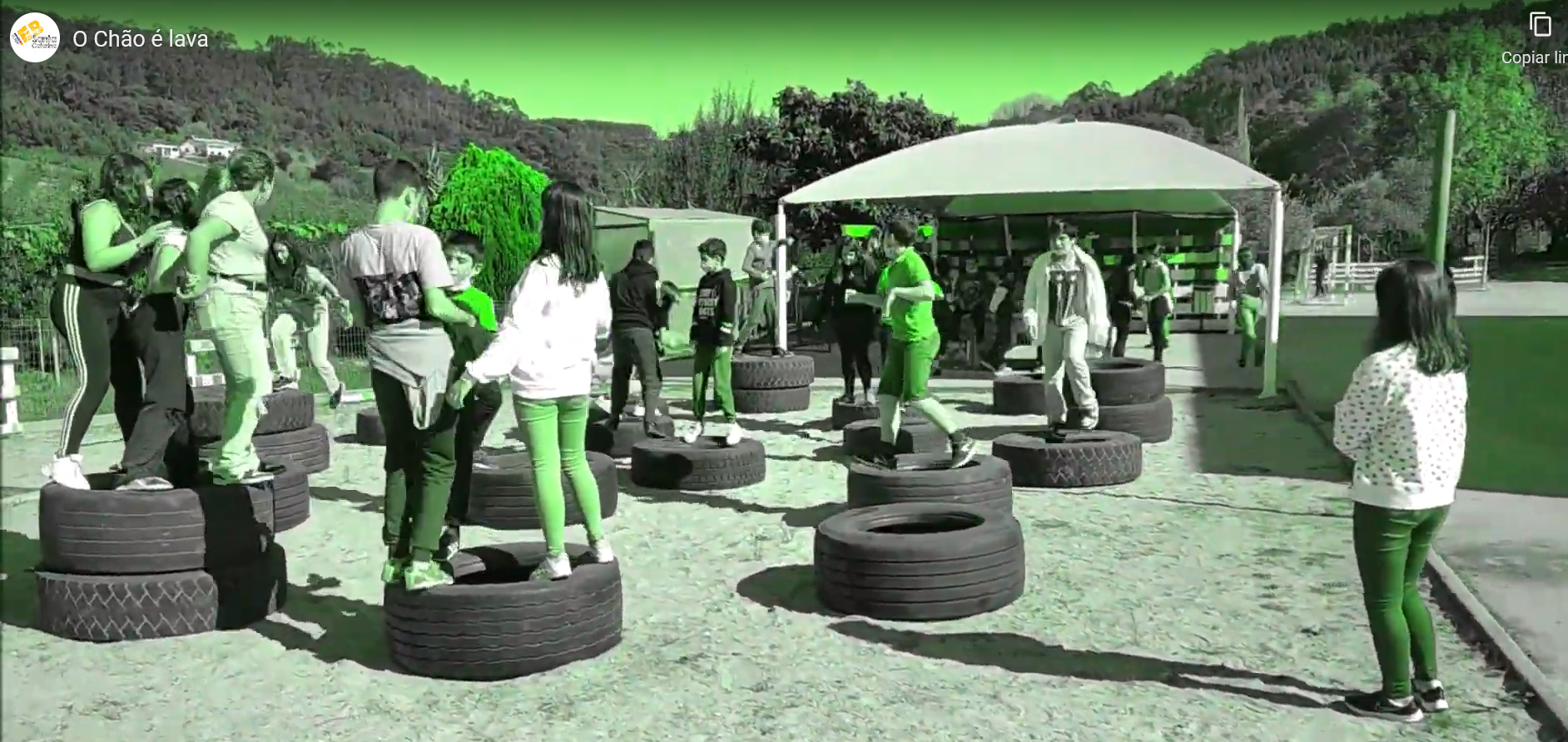 o chão é lava